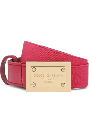 Dolce & Gabbana Logo-tag elasticated belt