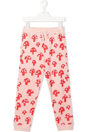 Stella McCartney Mushroom Print Cotton joggers