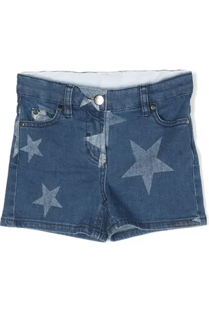 Stella McCartney Star-print denim shorts