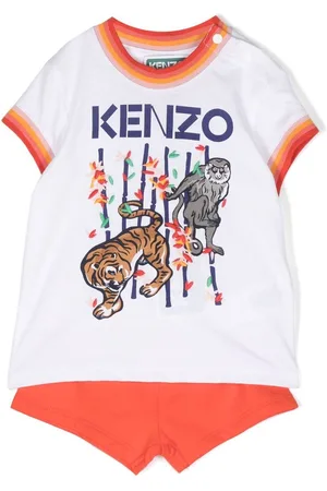 Kenzo Animal-print T-shirt and shorts
