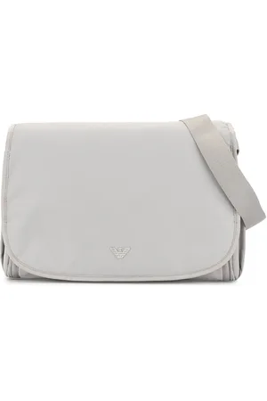 Emporio Armani Logo plaque baby changing bag