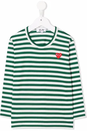 Comme des Garçons Heart-patch cotton T-shirt