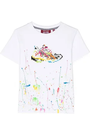 MOSTLY HEARD RARELY SEEN Mini Multi Neon Runner T-shirt