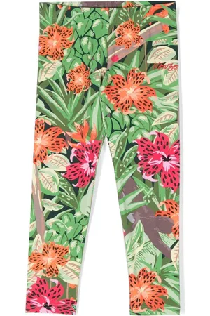 Kenzo Floral-print tapered-leg leggings