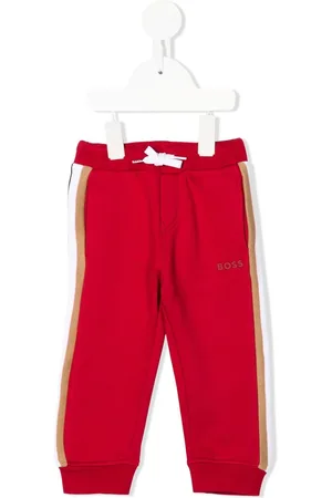 HUGO BOSS Striped-detail track pants