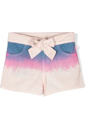 Billieblush Gradient-effect cotton shorts