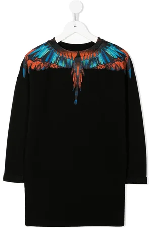 MARCELO BURLON Travel Wings sweatshirt dress