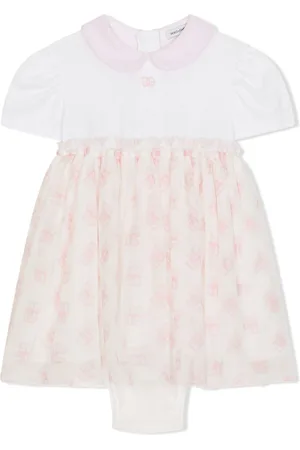 Dolce & Gabbana DG-logo tulle dress