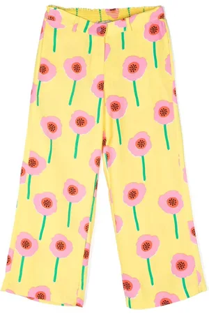 Stella McCartney Floral-print wide-leg trousers