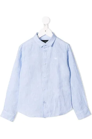 Emporio Armani Long-sleeve linen shirt