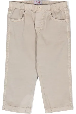 Il gufo Slim elasticated-waistband trousers