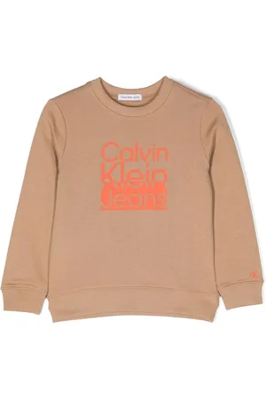 Calvin Klein Logo print crew-neck sweatshirt