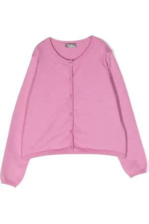 Il gufo Long-sleeve cotton cardigan