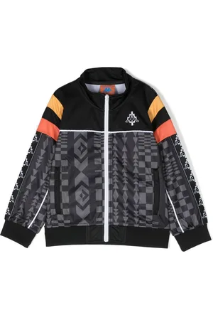 MARCELO BURLON Geometric-print track jacket