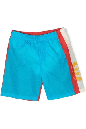 Gucci Monogram panelled swim shorts