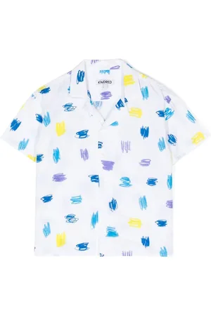 Kindred Scribble-print short-sleeve shirt