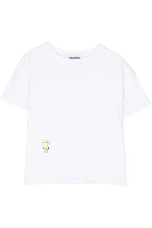 Kindred Motif-embroidered short-sleeve T-shirt