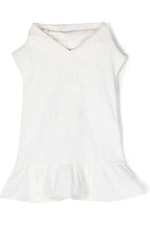 Moncler Ruffle-hem hoodie dress