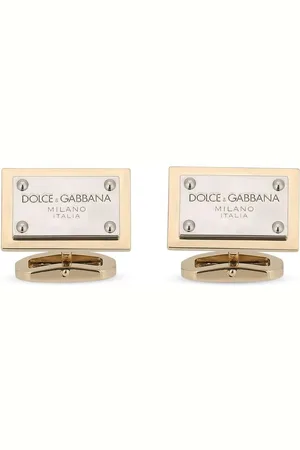 Dolce & Gabbana Logo-tag square cufflinks