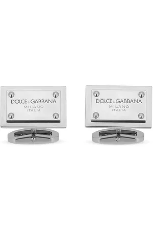 Dolce & Gabbana Logo-tag square cufflinks