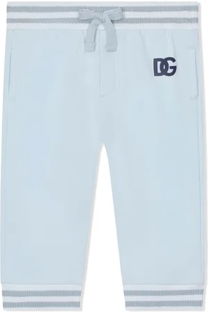 Dolce & Gabbana Logo-embroidered cotton track pants