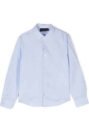 Emporio Armani Long-sleeve linen shirt