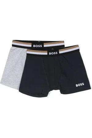 HUGO BOSS Set of two logo-print boxers