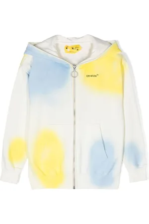 OFF-WHITE Graphic-print zip-up hoodie