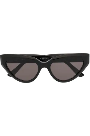 Balenciaga Logo-plaque cat-eye sunglasses