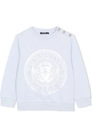 Balmain Logo-print cotton sweatshirt