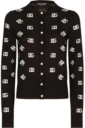 Dolce & Gabbana DG-logo wool-silk cardigan