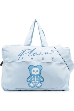 Philipp Plein Embroidered-logo baby changing bag