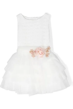 Mimilù Corsage-detail sleeveless dress
