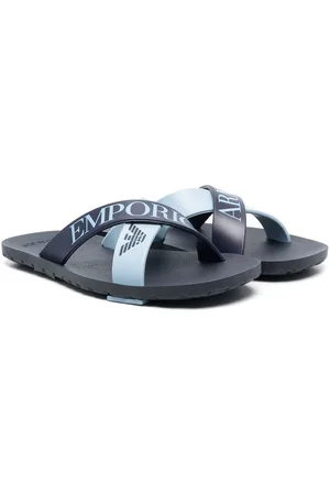 Emporio Armani Logo-strap sandals