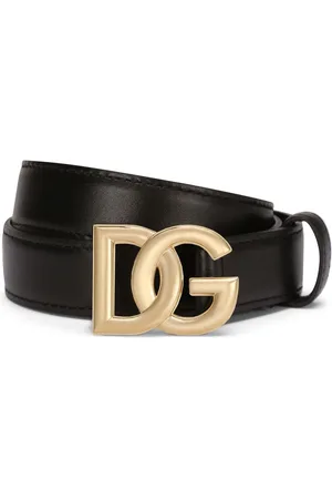 Dolce & Gabbana DG-logo leather belt