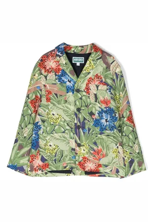 Kenzo Floral-print single-breasted blazer