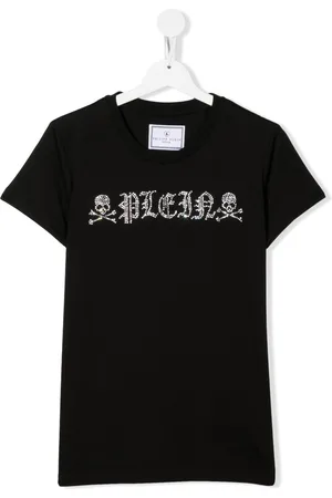 Philipp Plein TEEN crystal logo-embellished T-shirt