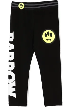 BARROW Logo-print cotton leggings