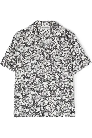 BONPOINT Floral-print short-sleeved shirt