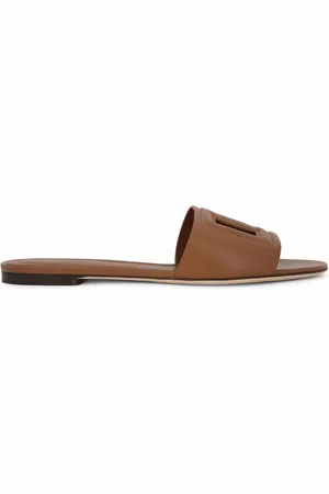 Dolce & Gabbana DG Logo leather sandals