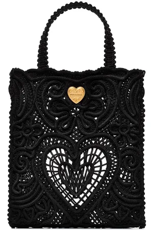 Dolce & Gabbana Small Beatrice cordonetto-lace tote bag