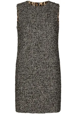 Dolce & Gabbana A-line tweed minidress