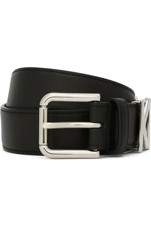 Dolce & Gabbana KIM DOLCE&GABBANA logo-lettering leather belt