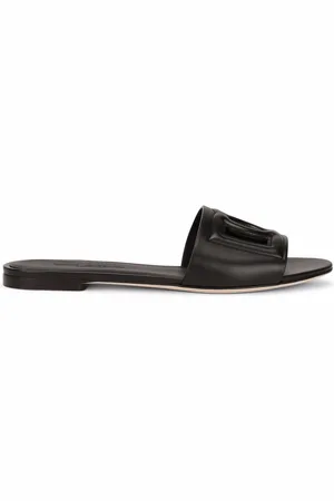 Dolce & Gabbana DG Logo leather sandals