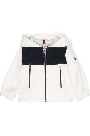 Moncler Logo-patch sleeve hooded jacket