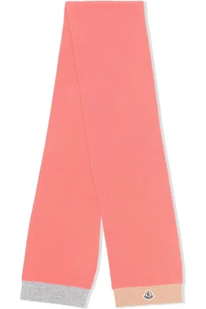 Moncler Logo-patch colour-block scarf