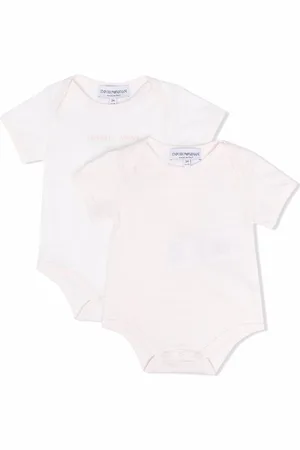 Emporio Armani Logo-print romper pack