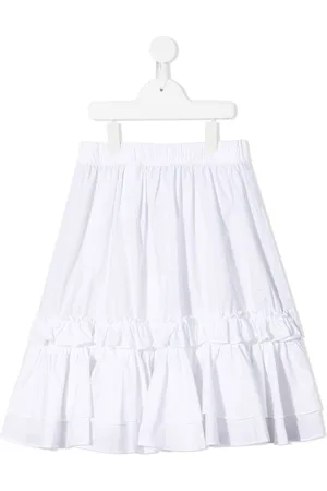 Maison Margiela Two-tone ruffle skirt