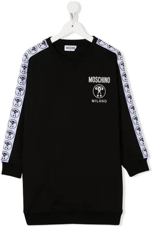 Moschino Logo-tape sweatshirt dress