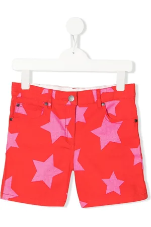 Stella McCartney Star-print denim shorts